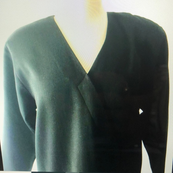 VTG WOMEN'S MARY ANN RESTIVO DRESS BLACK SZ 8 WOOL - Picture 5 of 10